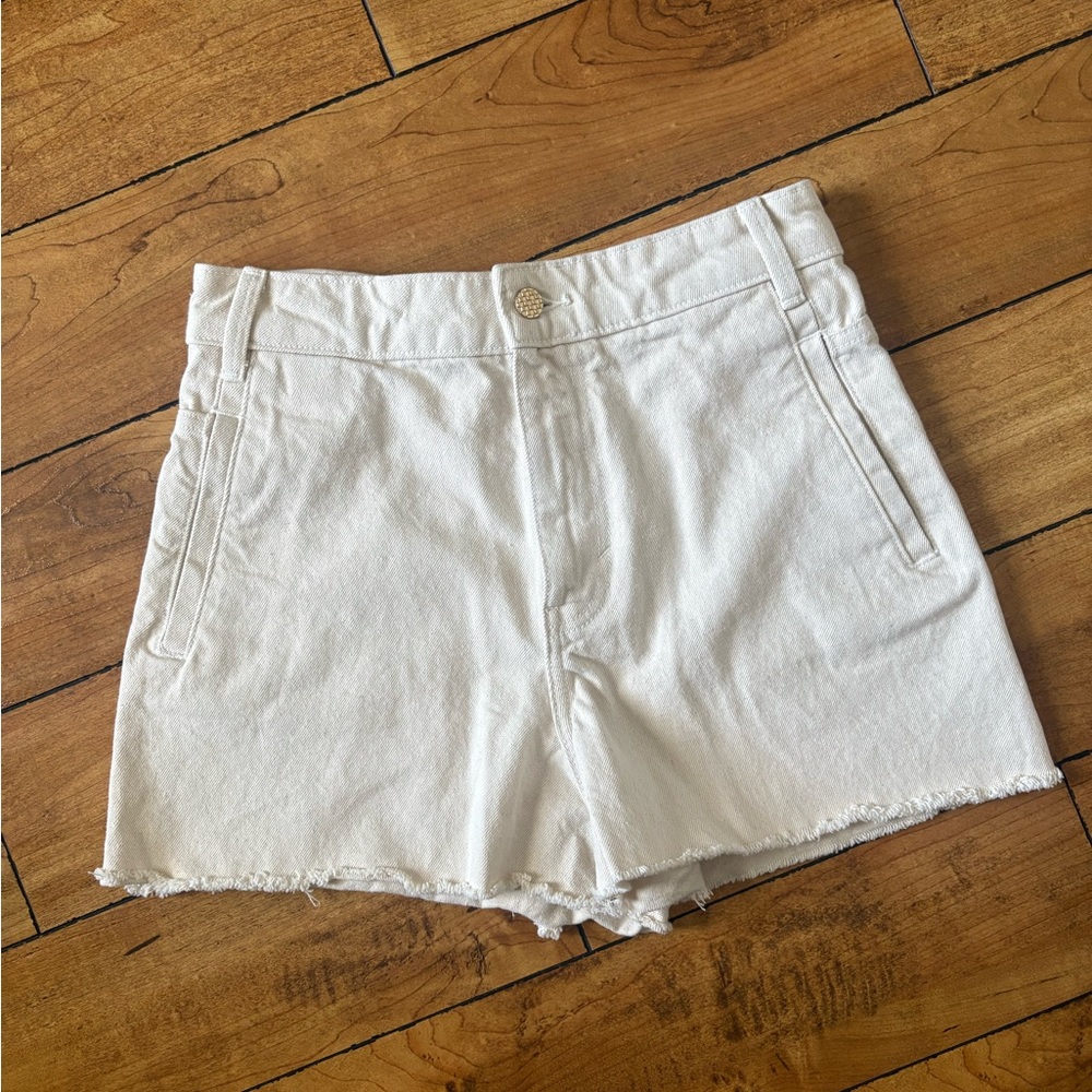 Zara Highwaisted denim shorts